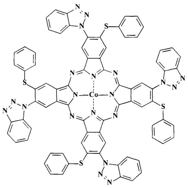 Гомогенный катализатор окисления n,n-диэтилкарбомодитиолата натрия на основе тетра-4-(1-бензотриазолил)тетра-5-(4-сульфофенил-сульфанил)фталоцианина кобальта (ii) (патент 2659225)