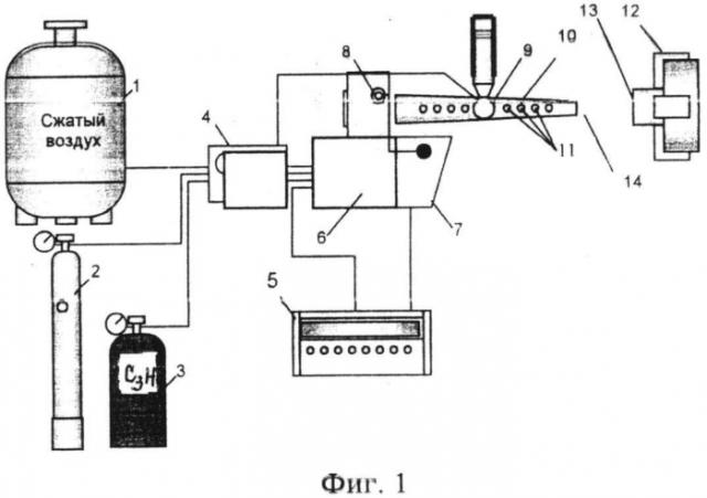 Способ получения детонационного биосовместимого покрытия на медицинский имплантат (патент 2557924)