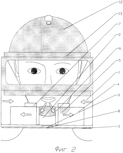 Устройство для защиты органов дыхания (патент 2505325)