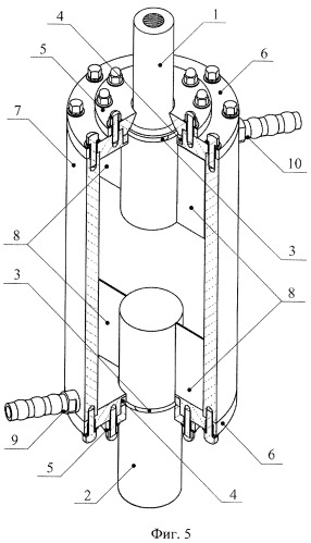 Акустическая ячейка сонохимического реактора (патент 2392047)
