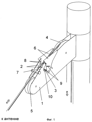 Устройство для крепления проволочной антенны (патент 2275718)