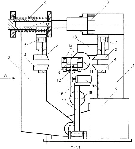 Устройство стыковой контактной сварки изделий сопротивлением (патент 2434724)