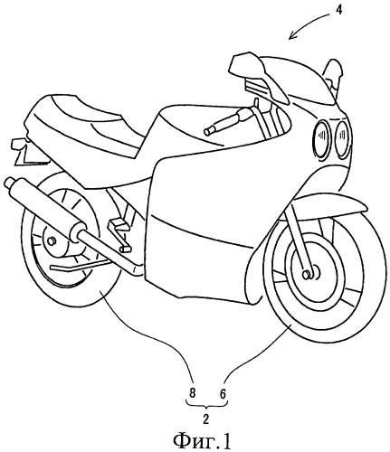 Пара шин для двухколесного мотоцикла (патент 2424122)