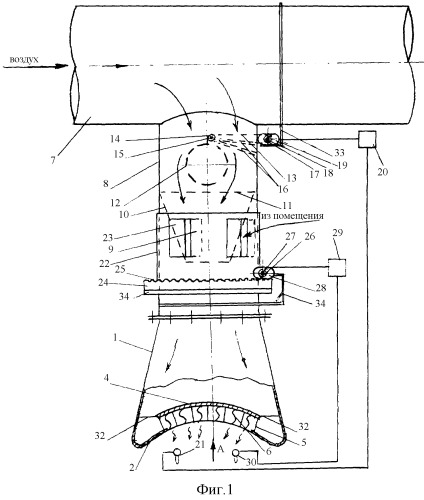 Воздухораспределитель (патент 2313040)