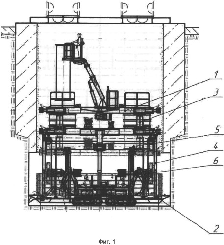 Способ сооружения технологического отхода вертикального шахтного ствола и устройство для осуществления способа (патент 2539454)