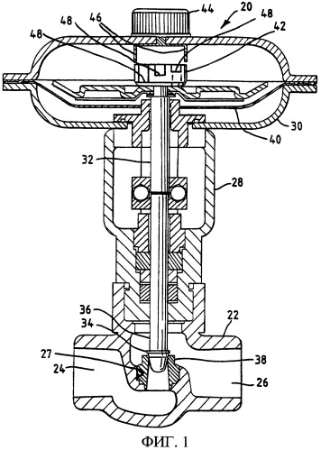 Распределительный клапан для регулирования расхода (патент 2300681)