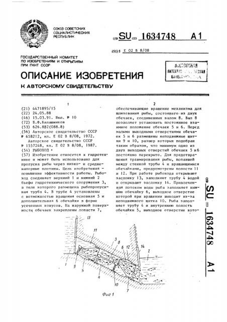 Рыбоход (патент 1634748)