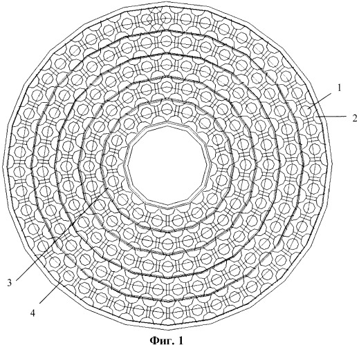 Противоточный пластинчатый матрично-кольцевой керамический рекуператор (патент 2391614)