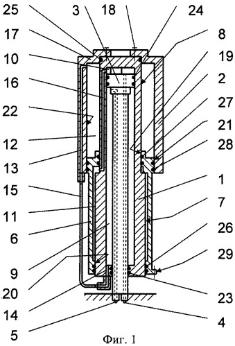 Комбинированный телескопический гидроцилиндр двухстороннего действия (патент 2327629)