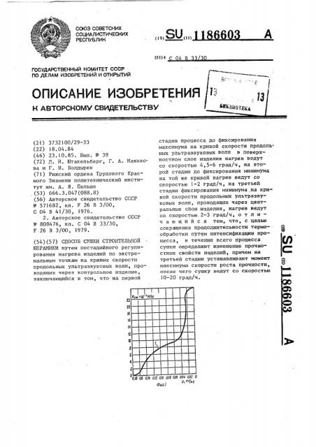 Способ сушки строительной керамики (патент 1186603)