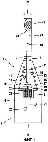 Электрическая зубная щетка (патент 2421183)