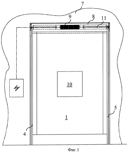 Устройство ставня, который может быть намотан на барабан (патент 2451148)