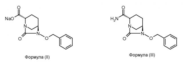 Способ получения натриевой соли (2s,5r)-2-карбоксамидо-7-оксо-6-сульфоокси-1,6-диазабицикло[3.2.1]октана (патент 2632192)