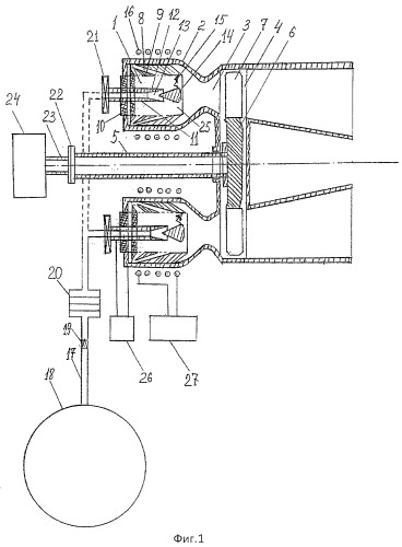 Электродуговая турбоустановка (патент 2396447)
