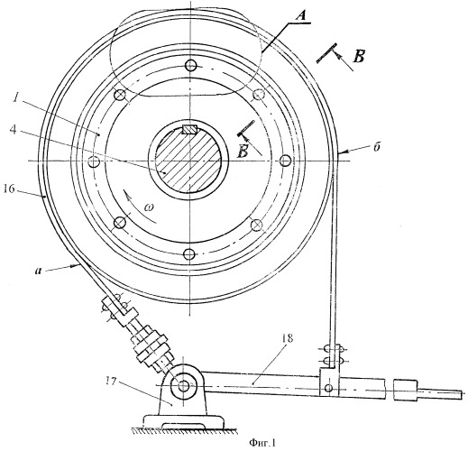 Двухступенчатый ленточно-колодочный тормоз с термоэлектрическим охлаждением (патент 2352832)