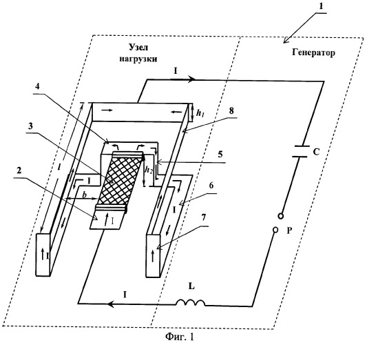 Устройство для генерирования механического импульса давления электрическим взрывом фольги (патент 2377532)