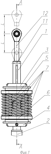 Пружинное устройство нагружения (патент 2579411)