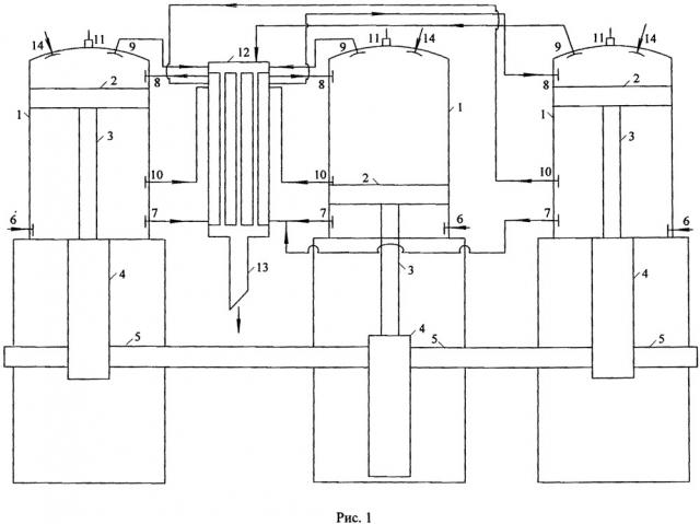 Двигатель внутреннего сгорания двустороннего действия с регенерацией теплоты (патент 2663369)