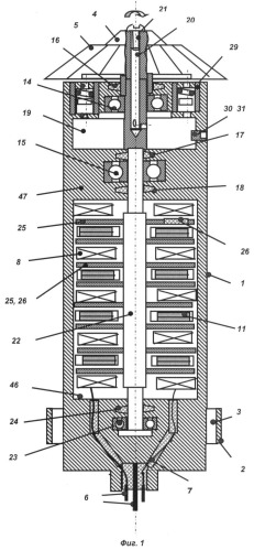 Скважинный генератор (патент 2425973)