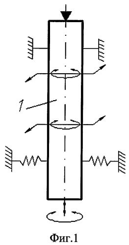 Способ вибрационной обработки осесимметричных длинномерных деталей и устройство для его осуществления (патент 2254192)