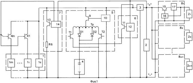 Способ питания нагрузки постоянным током в автономной системе электропитания искусственного спутника земли (патент 2392718)