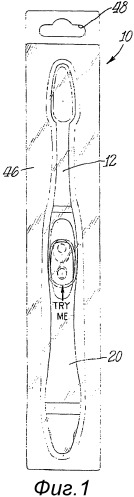 Электрическая зубная щетка с проверочной кнопкой (патент 2366379)