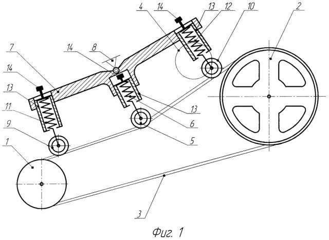 Ременная передача (патент 2651790)