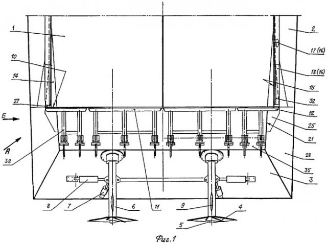 Быстроходное судно (патент 2386567)