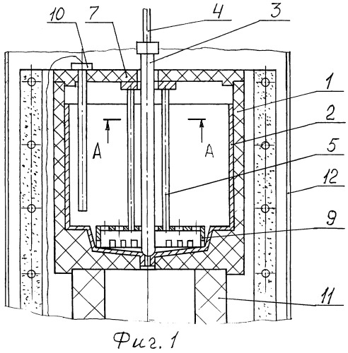 Плавильный тигель (патент 2310547)