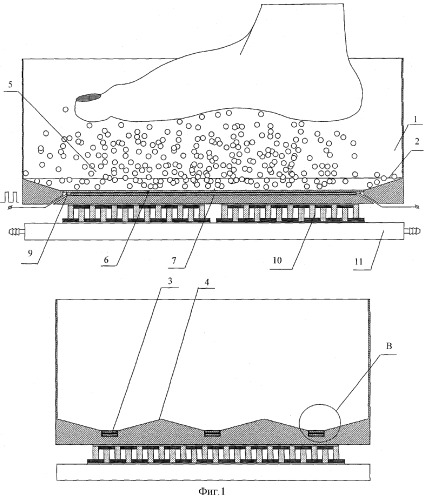 Термоэлектрическое полупроводниковое устройство для локального температурного воздействия на нижнюю поверхность стопы человека (патент 2326627)