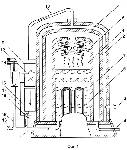Дистиллятор (патент 2296606)