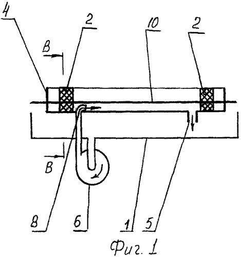 Устройство охлаждения нити для линий по производству изделий из пластических масс (патент 2441947)
