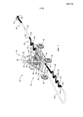 Устройство и способ натяжения шланга (патент 2577070)