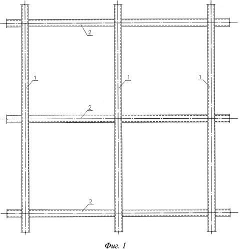 Пространственная решетчатая несущая конструкция (патент 2485257)