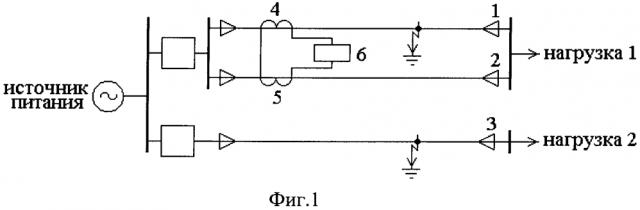Устройство защиты линии электропередачи из двух параллельно соединенных кабелей в электрической сети с изолированной нейтралью от однофазного замыкания на землю (патент 2614528)