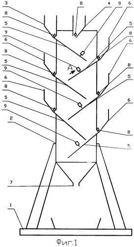 Смеситель сыпучих материалов гравитационного типа (патент 2577872)
