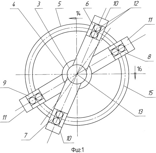 Механизм синхронизации возвратно-поступательного движения лопастей роторного двигателя (патент 2555434)