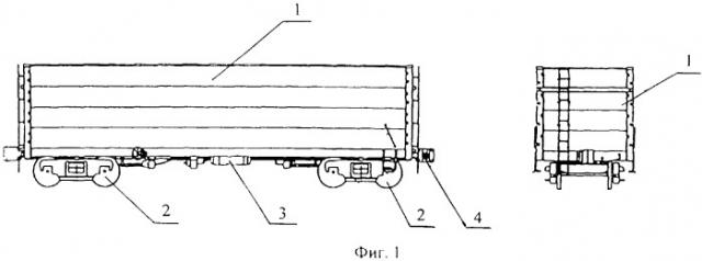 Полувагон из алюминиевых сплавов (патент 2345918)