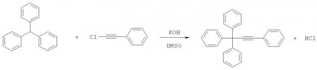 Способ получения 1,1,1,3-тетрафенилпропина (патент 2473531)