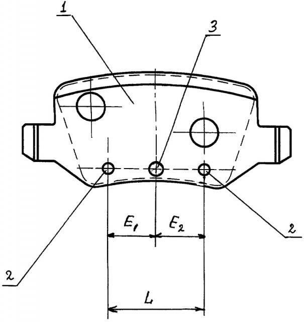 Колодка дискового тормоза (патент 2658511)