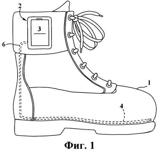 Обогреваемая обувь (патент 2332916)