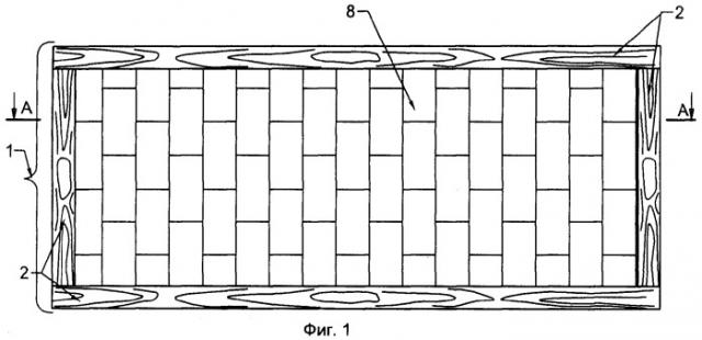 Строительная панель с декоративной отделкой (патент 2357053)