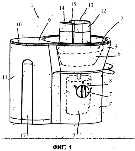 Бытовой прибор с устройством крепления электромотора (патент 2373824)