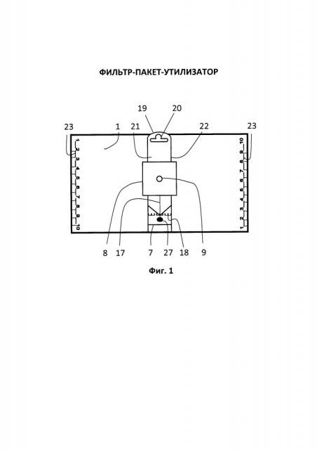 Фильтр-пакет-утилизатор (патент 2658613)