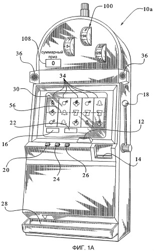 Игровое устройство, имеющее независимые барабаны дополнительной призовой игры (патент 2319209)