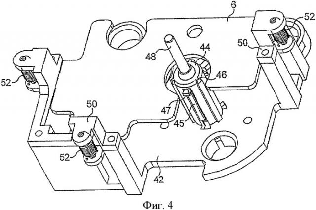 Устройство запирания и выталкивания кассеты (патент 2352504)
