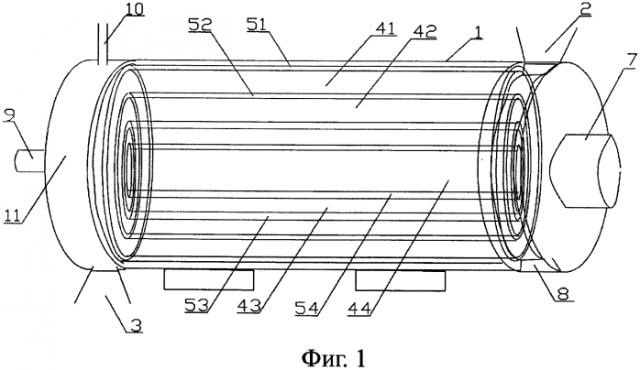 Устройство рукавного типа для разложения угольного материала (патент 2573872)