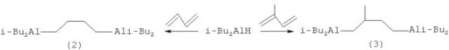 Способ получения 1-йод-2-алкил-3-(триметилсилил)-1,3-бис-(диизобутилалюминио)пропанов (патент 2434874)