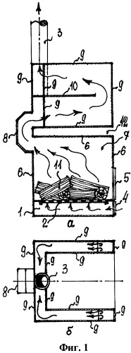 Печь (патент 2319077)