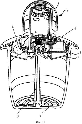 Кухонный прибор со специальным опорным устройством (патент 2335226)